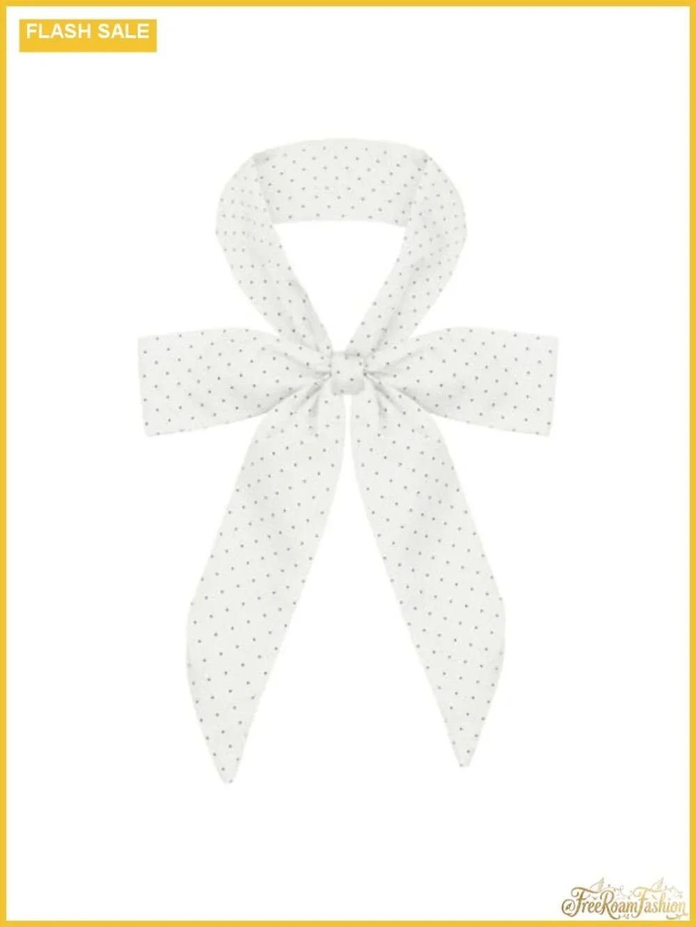 Polka Dot Skinny Scarf for Women Long Wrap Multi-purpose Neck Scarf